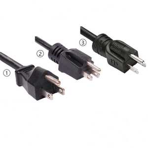 NEMA5-15P, 2Pole 3 Wire American Connector Power Cord
