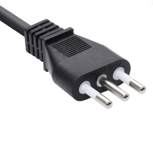 2 Poles 3Cores Italy Standard Power Cord