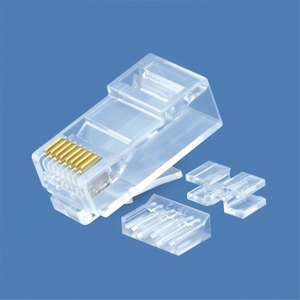 CAT6A UTP unshielded 8P8C RJ45 Connector with Load bar