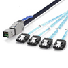 MiniSAS SFF8644 TO 4*SATA 4PIN Cable