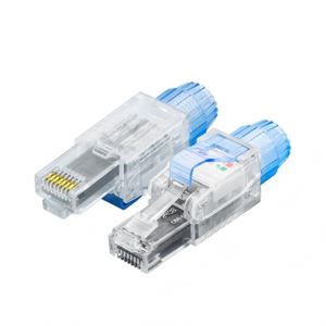Tool Free CAT6A UTP 8P8C RJ45 Connector 