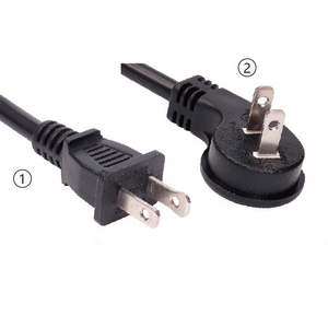 NEMA 1-15P, 2 Pole 2-Wire Plug Cable 