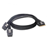 SlimSAS SFF8654 TO 2*Mini SAS SFF8087 Cable