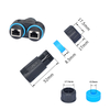 M23 Network RJ45 Waterproof connector 1XRJ45/2XRJ45 Splitter