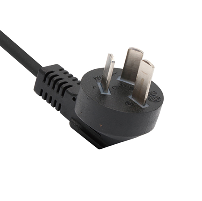 3 Poles R/A Chinese Standard Power Cord 