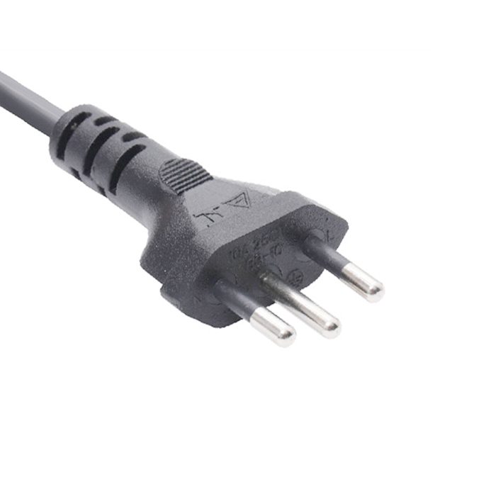 3 Poles Power Plugs To Brazil Standard 