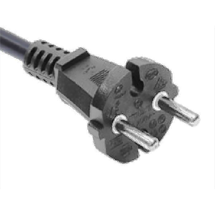 KC Korea 2PIN Power cord Connector 10A/250V