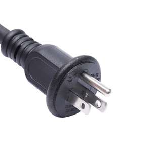 3 Poles Japanese Standard Power Cord 125V