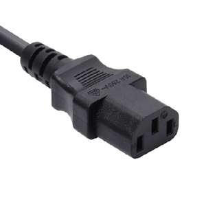 IEC C13 Straight Connector Power Cord