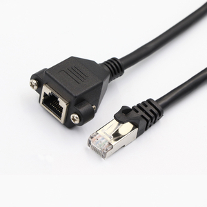CAT6 S/FTP Male To Female Extension Cable with screw 