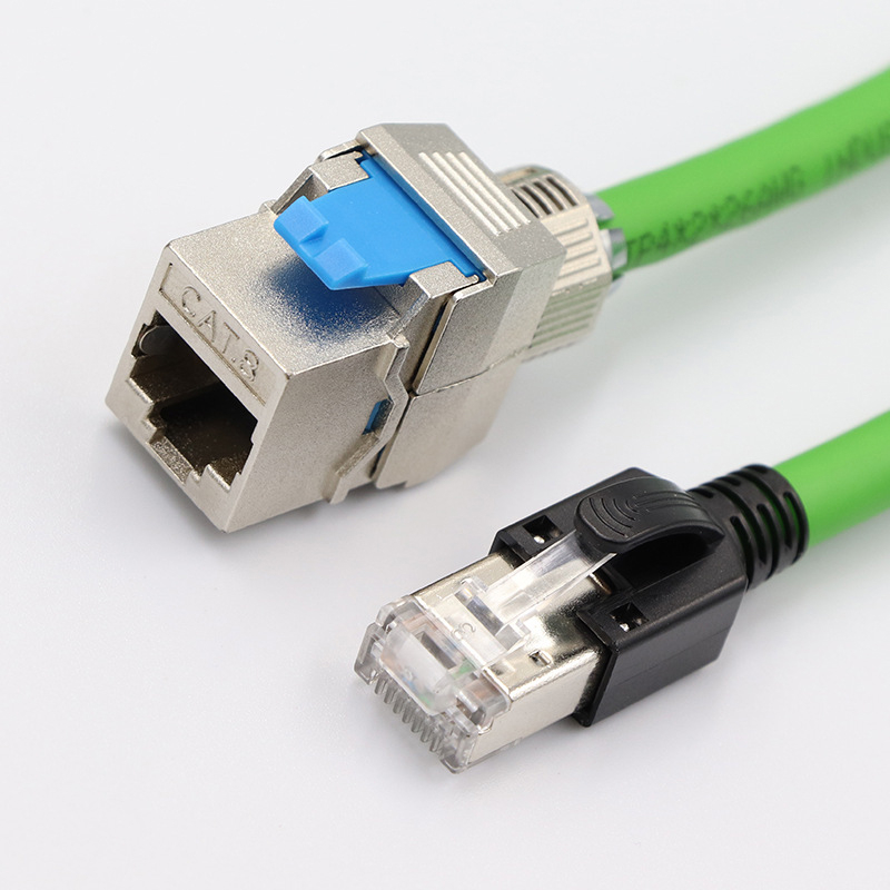 CAT8 SSTP Industrial Ethernet Cable with Heavy Duty Connector
