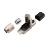 Tool Free CAT8 FTP Shielded 8P8C RJ45 Connector with Zinc Housing