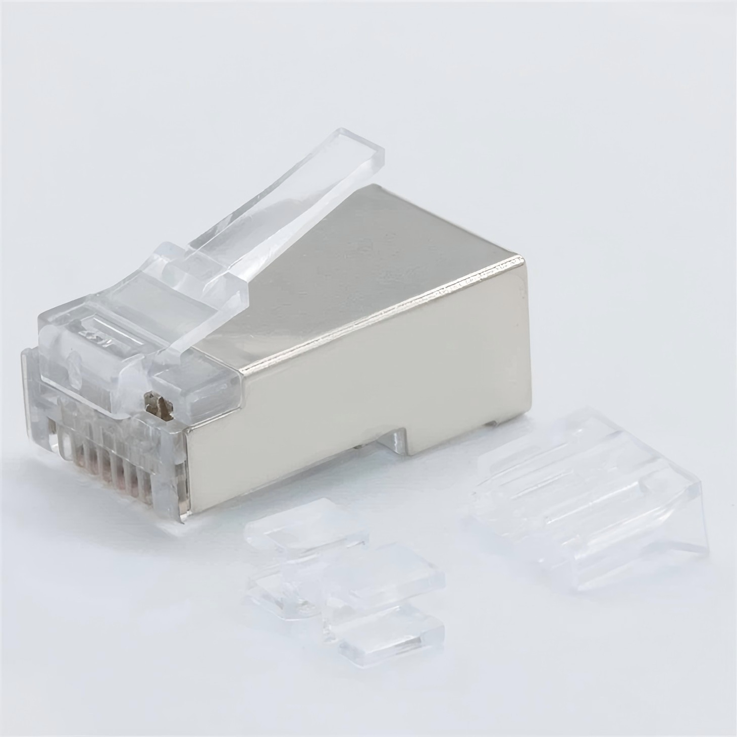 CAT6A FTP shielded 8P8C RJ45 Connector with Load bar