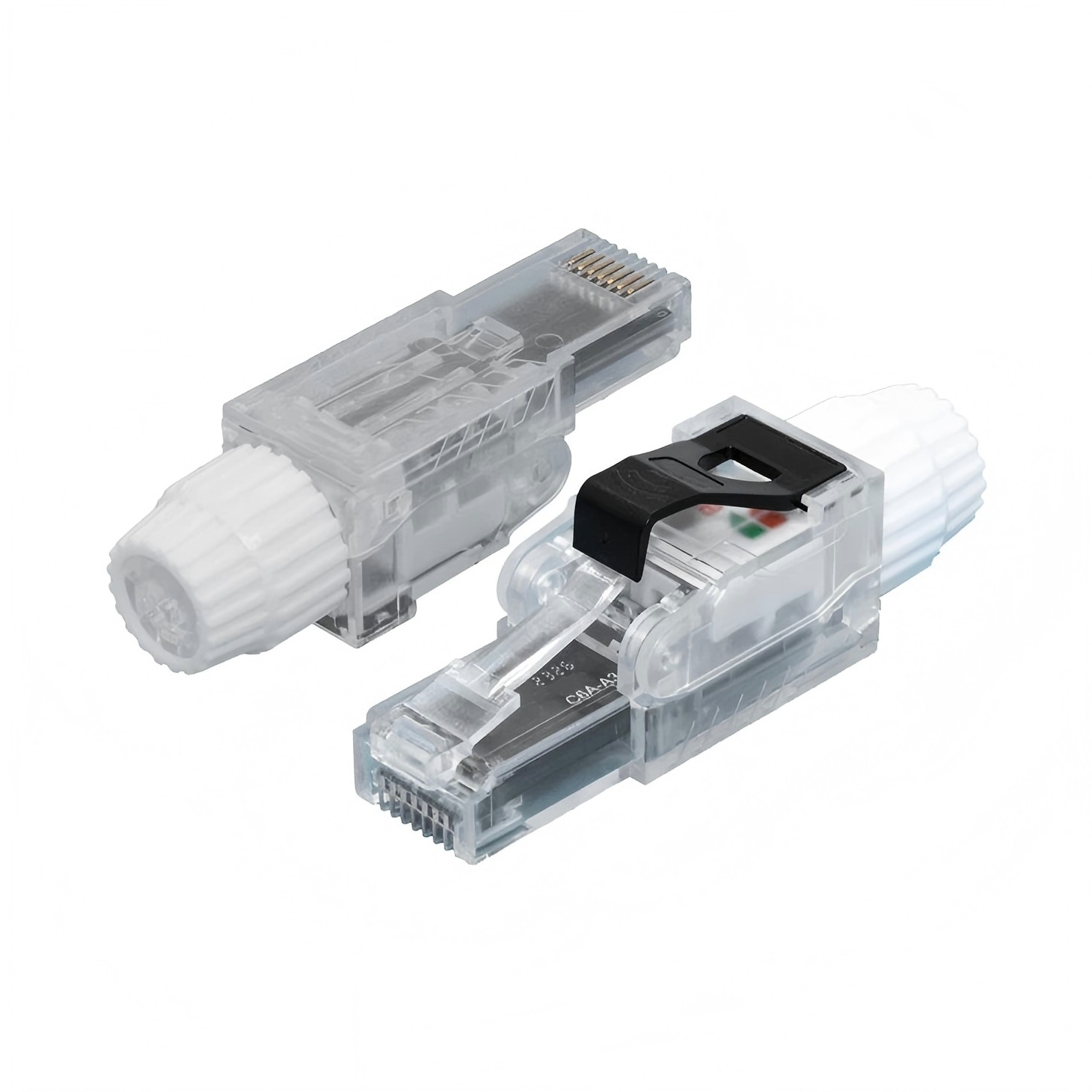 Tool Free CAT6A UTP 8P8C RJ45 Connector 
