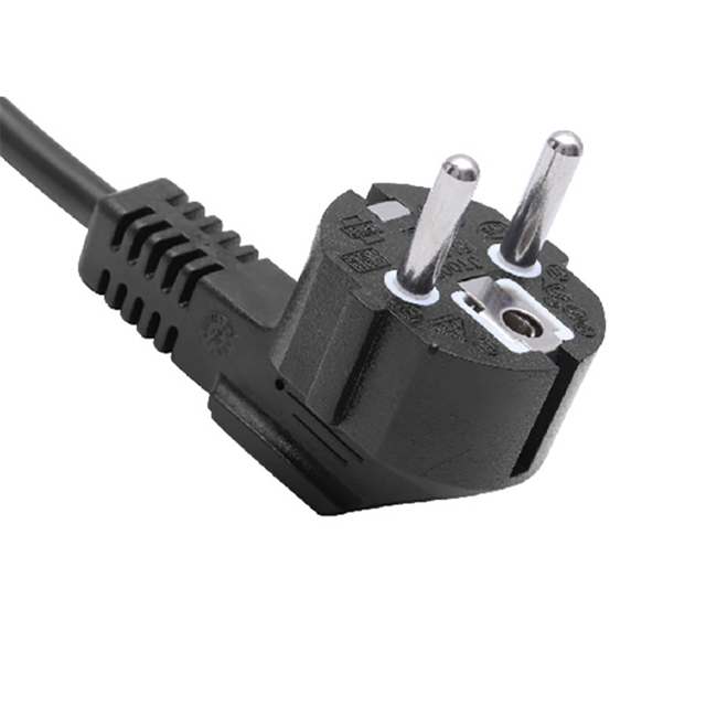 KC R/A Korea 2PIN+Grouned Power Cord Connector 16A/250V