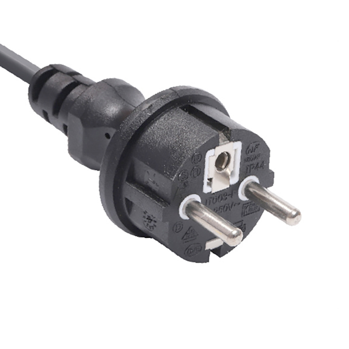 Europe Schuko straight power cord, IP44,16A/250V