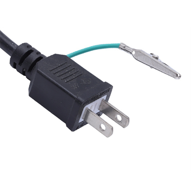 2 Poles with Alligator clip Japanese Standard Power Cord
