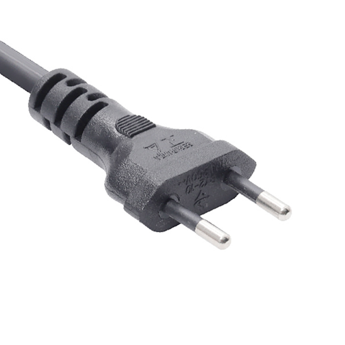 2 Poles Power Plugs To Brazil Standard 