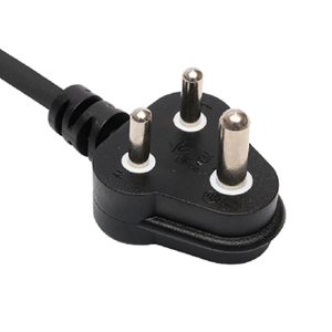 India Standard Power Cord 6A/250V with grounded wire