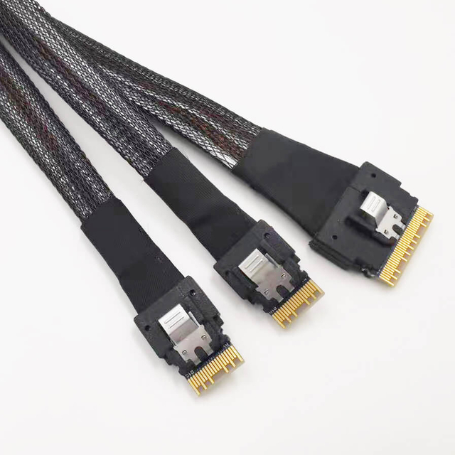 MINI SAS CABLE SFF8654 8i-2XMINI SAS SFF8654 4i 