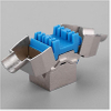 CAT8 Keystone Jack Tool-Free, Shielded 40G Ethernet Module 