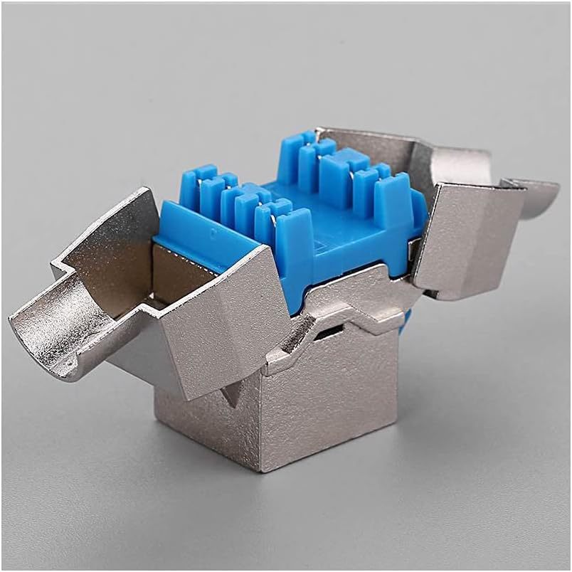 CAT8 Keystone Jack Tool-Free, Shielded 40G Ethernet Module 