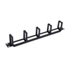 1U 19 Inch 5 Rings Rack Cable Management Bar, Metal Horizontal Cable Organizer for Server Cabinet