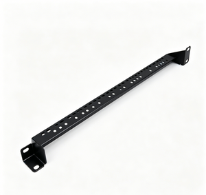 1U Horizontal Cable Organizer 19 Inch Server Rack Wire Management Bar