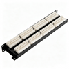 24 Port Cat6 Patch Panel 19 Inch 1U Rack Mount Network Patch Panel