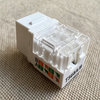 Unshielded Cat6a Keystone Jack, 90-Degree Punch Down Type RJ45 Module