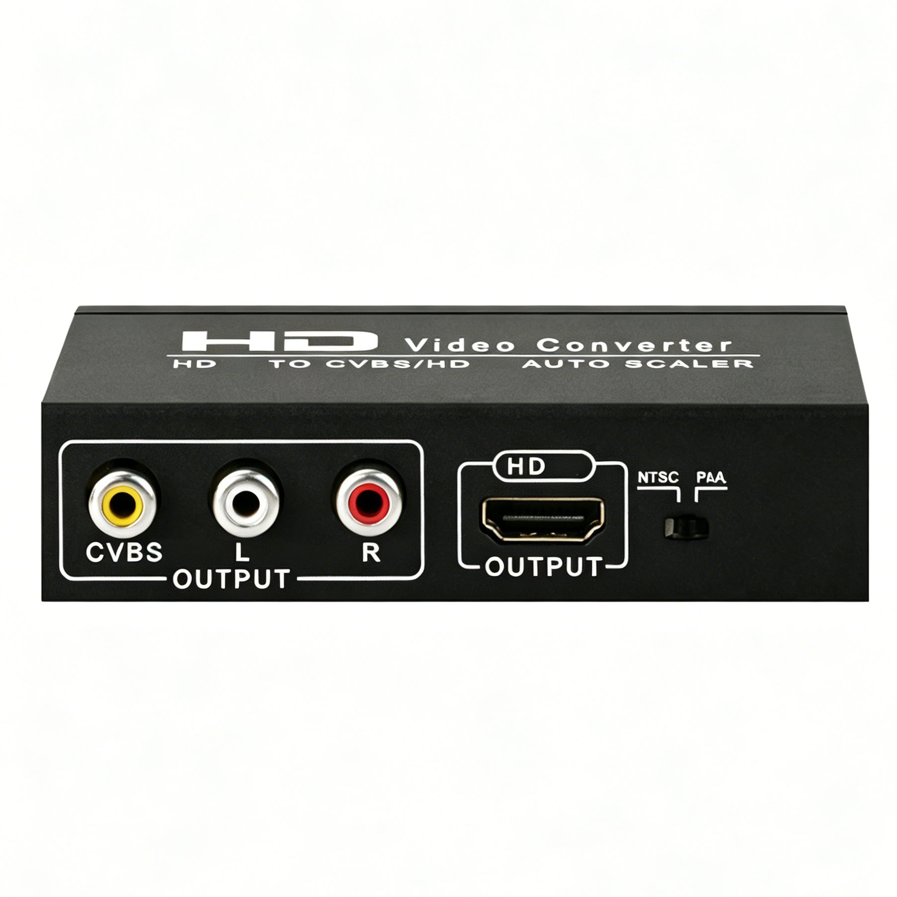 HDMI To RCA Converter, 4K HDMI To Composite AV Adapter with L/R Stereo Output