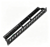 24 Port Unloaded Keystone Patch Panel | 1U 19 Inch Rack Mount Empty Patch Panel