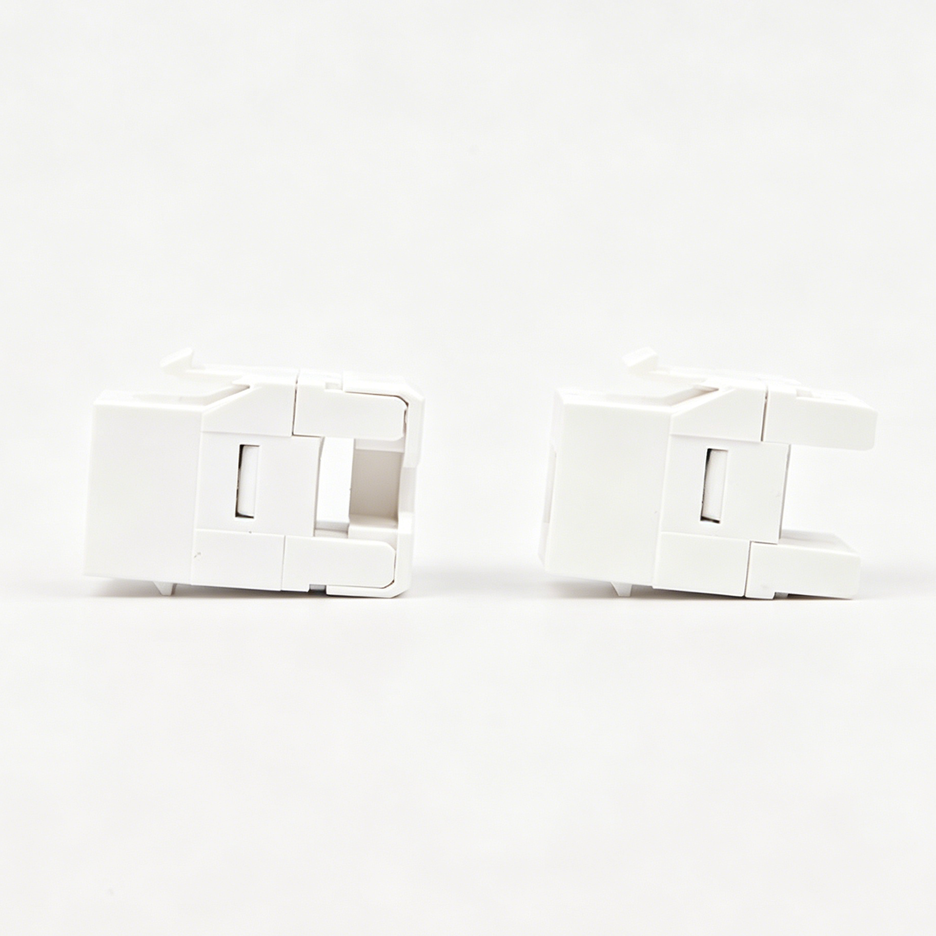 180 Degree Unshielded Keystone Jack, Cat6 RJ45 Ethernet Module