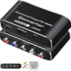 YPbPr To HDMI Converter Component To HDMI with R/L Audio And Reset Button