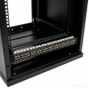 48-Port 1U High Density Shielded Cat6a Patch Panel with Cable Management