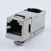 Cat6a Shielded 90 Degree Keystone Coupler, RJ45 Female To Female Inline Adapter
