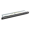 1U 19 英寸 24 Port Empty Modular Patch Panel