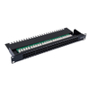 Cat3 RJ11 Voice Telephone Patch Panel 19 Inch Rack Mount Patch Panel