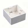 80x80mm European Wall Box, French Style 40mm Depth Recessed Mounting Box for Keystone Faceplate