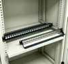 19 Inch 1U 24 Port Blank Patch Panel Unloaded Network Patch Panel