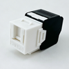 180 Degree Cat6a Keystone Jack Tool-Free, 10G UTP Keystone Coupler 