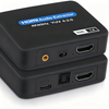 HDMI Audio Extractor 4K 30Hz, Optical SPDIF + 3.5mm Stereo Output