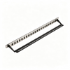24 Port Blank Patch Panel 1U Rack Mount FTP Empty Patch Panel With Cable Management Bar