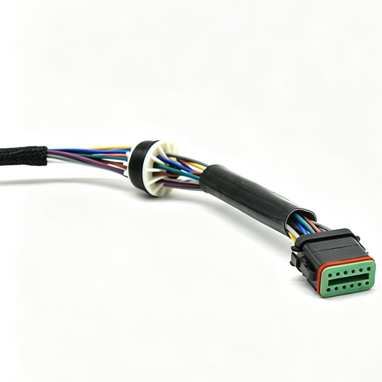 Fuel Injector Wiring Harness Compatible with E325D E329D Excavator – Replacement Injector Cable Loom for 222-5917