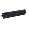 1U 24 Slots Cable Management Panel 19 Inch Rack Mount Cable Organizer