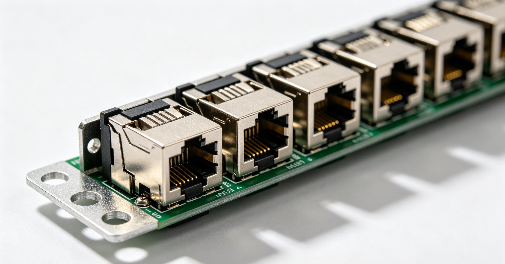 24 Port 1U Rack Mount BNC Patch Panel 75Ohm Coaxial BNC Distribution Panel for CCTV SDI Video