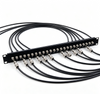 12 Port 1U Rack Mount BNC Patch Panel Coaxial Video Distribution Frame CCTV CATV RF Signal Transfer