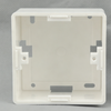 80x80mm European Wall Box, French Style 40mm Depth Recessed Mounting Box for Keystone Faceplate