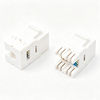 180 Degree Unshielded Keystone Jack, Cat6 RJ45 Ethernet Module
