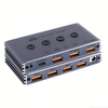 USB 3.2 Switch 4x4 10Gbps with Remote Control for 4 Computers Sharing Devices